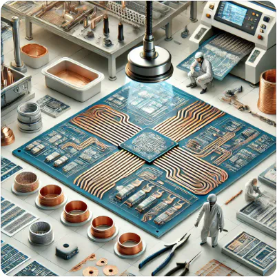 Selection of ceramic substrate materials  and  Process Flow